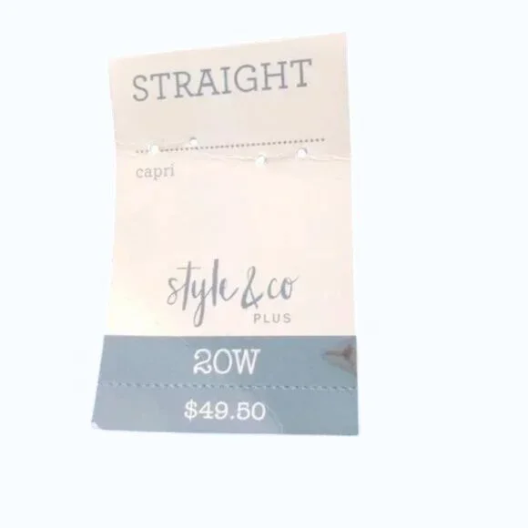 Style & Co. Women’s Comfort Fit Capri Trousers 20W - Picture 7 of 8